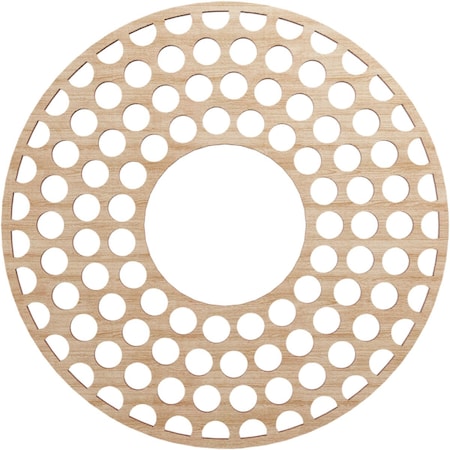 Ekena Millwork Fink Wood Fretwork Pierced Ceiling Medallion, Alder, 16"OD x 5 3/4"ID x 3/8"T CMWP16X16X0375FFAL